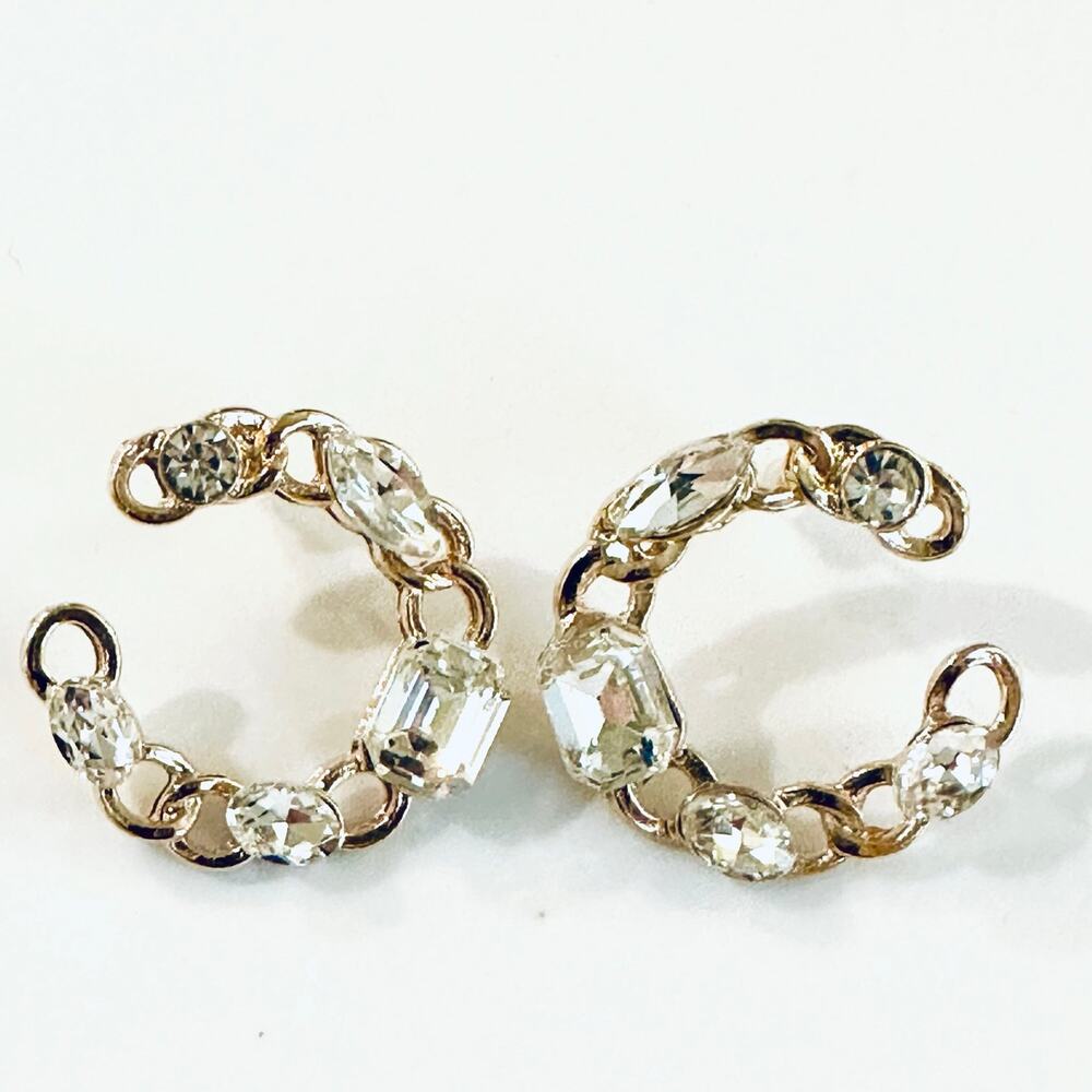 Chain Link Stud Earrings